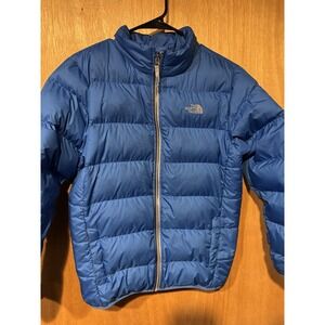 The North Face Andes Puffer Jacket Youth XL (18-20) 550 Down Insulated Blue